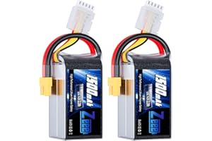Zeee 4S Lipo Battery 1500mAh 14.8V 120C RC Battery with XT60 Plug for FPV Drone Quadcopter Helicopter Airplane RC Boat RC Car RC Models (2 Pack)
