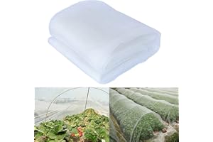 BECHOICEN Garden Netting, Garden Netting for Plants Garden Netting Fine Mesh Insect Netting Vegetable Netting Protection 2.5x10m Plant Protection Netting for Vegetables Flowers Fruits Garden Outdoors（60Mesh)