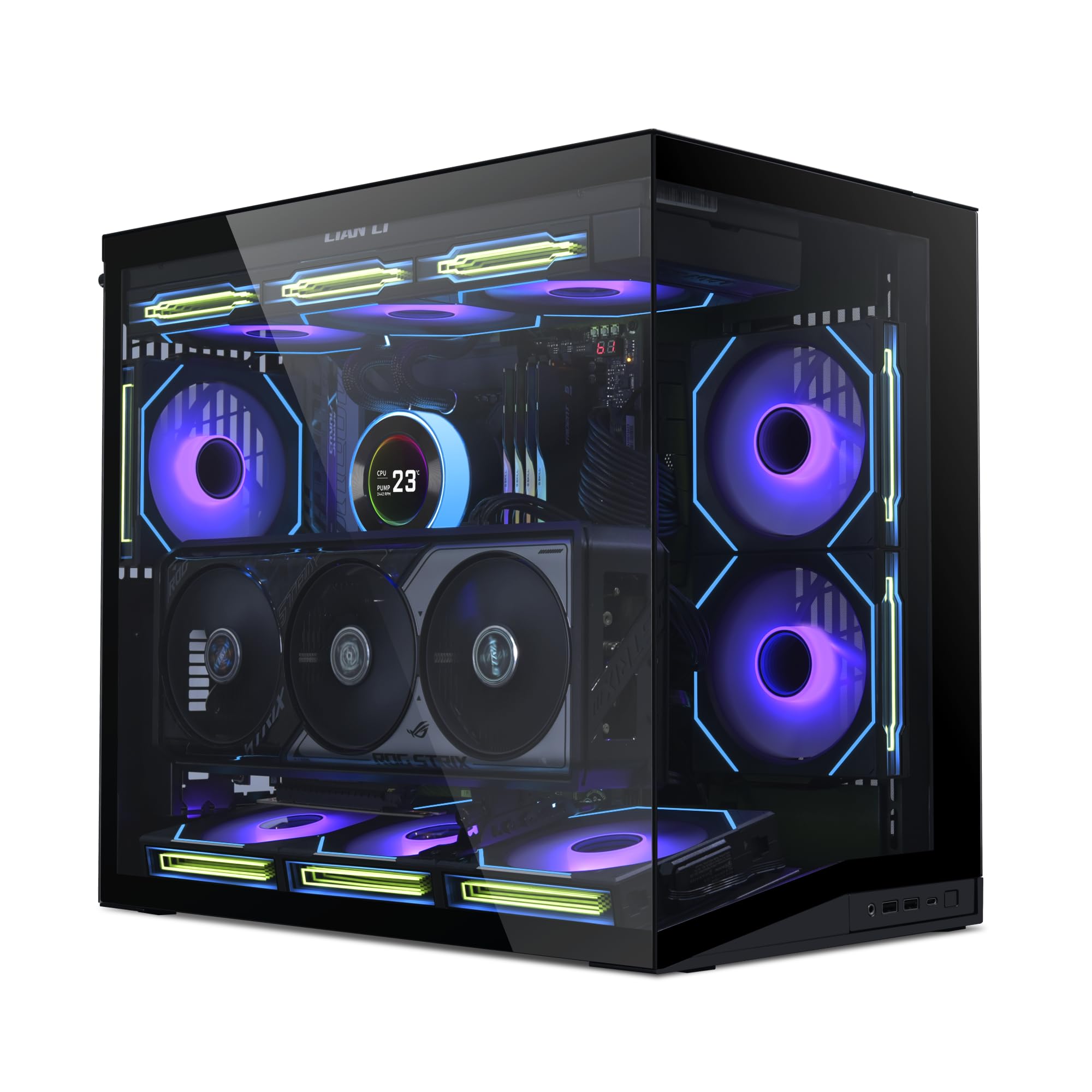 Lian Li O11 Dynamic Mini V2 Compact ATX Midi Tower Black Case