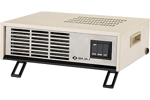 Bajaj Blow Hot 2000 Watts Fan Heater – (White/Black)