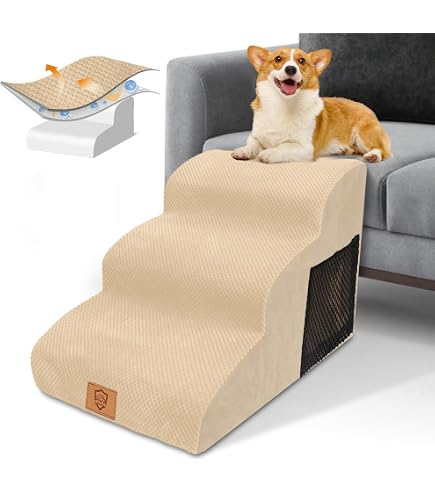 Pet Gear Easy Step II Haustiertreppe Extra Breit – Für Große Hunde Bis 90 Kg, 2 Stufen, Waschbar & Ohne Werkzeug