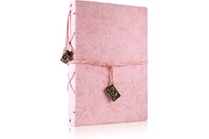 THXMADAM Album Foto Pelle Fai da Te Scrapbook Album Fotografico Libro Degli Ospiti Per Matrimoni Compleanni Viaggi Festa Della Mamma San Valentino E Natale Regalo Per Amico Amante Famiglia Madre