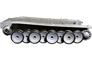 HENG LONG Original Kunststoff BODENWANNE mit RÄDER | Set für 1:16 Panzer RC Modell Tiger 1 - 3818 | Ersatzteil für Markenmodelle, Taigen, Torro 18-019