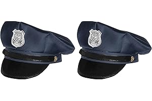 Boland 97053 – Cappello da poliziotto, cappello da polizia, sheriff, deputy, accessorio per costume, travestimenti, carnevale, feste a tema, Multicolore