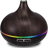 Orret Home Ultrasonic Air Humidifier, Ambient Humidifier, Light Steam, Adjustable Timer and Automatic Shut-Off Self