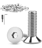 Viti Macchina 10-32x3/4 Testa Ovale Scanalate In Acciaio Inox 18-8 | Confezione Da 15 - copertina