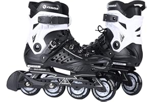 XIUWOUG Herren Damen Inliner Inlineskates | 85A Rollen | ABEC7 Chrome Kugellager | Unisex Fitness Skates für Erwachsene