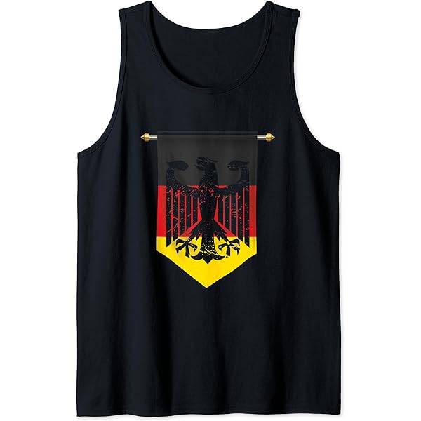 Herren Tank Top Deutschland Flagge - Deutscher Adler Design | Für Oktoberfest & Patrioten