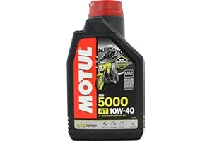 Motul 5000 10W40 4 Stroke Motorcycle Oil 1L Semi Synth *