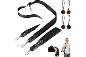 RISF 6 pasków na rękę do aparat, pasek do fotograficznego aparatu, szybkie zapięcie, czarny