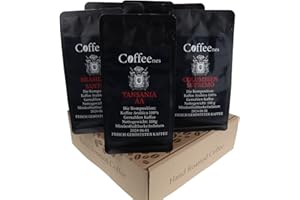 COFFEENES Coffeenees Coffee Arabica zestaw do degustacji ziaren 6 x 100 g | Kawa palona mielona, 6 różnych kaw | Różne smaki, kwasy i konsystencja | Dla koneserów i miłośników kawy palonej