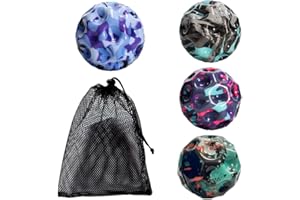 Killogood 4 bolas de salto Astro | Spaceballs | Moon Ball | Galaxy Ball | Super Bounce Ball | Fácil de agarrar Jump Ball, multicolor
