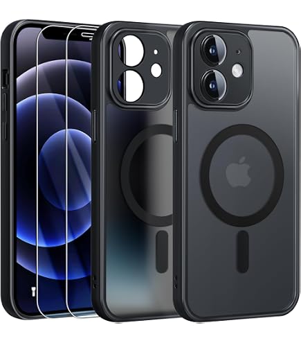 2-in-1 Schutzhülle Für IPhone 12/12 Pro Mit Displayschutzfolie – Transparente Hülle Mit Airbag-Ecken & Stoßfestem Hybrid-Design