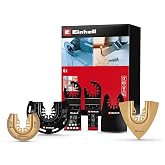 Orijinal Einhell 6 Par&ccedil;a Multitool Seti (Dalma, HCS Yarım Daire, CrV Dalma, Karb&uuml;r U&ccedil;lu Yarım Daire Testere Bı&ccedil;ağı, Karb&uuml;r De