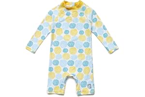 BONVERANO Traje baño bebé protección Solar UPF 50+ Cierre Cremallera