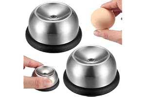 Teokantz 2 Pezzi Bucauova in acciaio Inox, Separatore di Uova, Perforatrice Semiautomatica per Utensili da Cucina,Pela Uova, Perfora Uova,Strumento per la Separazione Delle Uova da Cucina