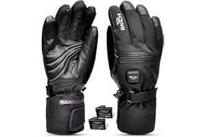 BARCHI Heated Gloves Men Women,Electric Heated Gloves,Rechargeable Winter Hand Warmers,Suitable for Skiing,Riding,Hunting,Running,etc.