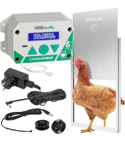 ChickenGuard Automatische Hühnerstalltür - Solarbetrieben Mit Timer & Lichtsensor