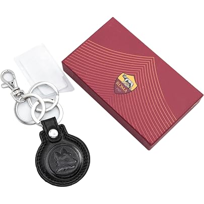Portachiavi in metallo smaltato logo crest AS Roma