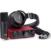 Focusrite Scarlett Solo Studio Gen 4 Ses Kayıt Paketi: Şarkı Yazarları İ&ccedil;in Kayıt, Yayın ve Podcasting İ&ccedil;in Kondansat&ouml;r Mikro