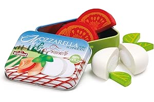 Erzi 17045 - Jouet Mozzarella et Tomate dans Une boîte - Multicolore