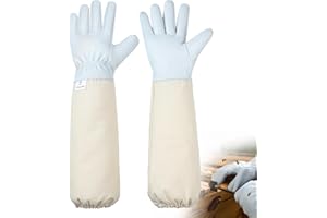 Moontay Guanti da Apicoltura in Pelle di Capra Premium (XL)