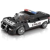 Reobrix Technic 662 Dodge Challenger Polis Arabası Yaratıcı Yapı Blok Seti Building Blocks (Ram Police Car) - 372 Par&ccedil;a