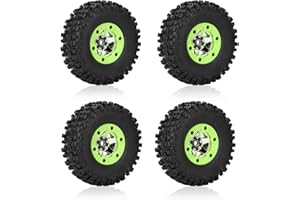RITOEASYSPORTS Opony do Samochodów RC, 1/12 Trwała Opona do kół Samochodu RC Zestaw Opon do Pojazdów RC Części do Samochodów RC Akcesoria Zestawy Opon i kół do 12428 12423 Koła i Opony