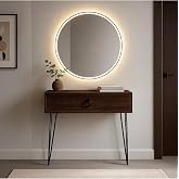 Egecan Mobilya Barok Metal Ayaklı Modern Dresuar &ndash; 80X20X20 Cm, Suntalam, Minimalist Antre Ve Salon Konsol Dolabı