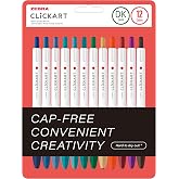 ZEBRA CLICKART MARKET PEN DK 12 LI SET