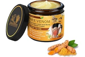 ALLILUYAA Furzero - Crema veleno d'api, 50 g, crema per veleno d'api e curcuma, per alleviare dolori articolari e ossei