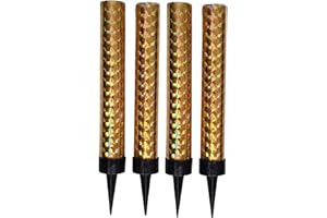 SPEKTATEK 10cm Fountain Candles 4pk Gold & Silver, Ideal for: Birthdays, Weddings, Anniversaries, Restaurants and Special Celebrations (Gold)