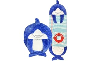 Happy Nappers Kids Sleeping Bag - Plush Toy, Comfy Sleeping Bag & Fluffy Pillow All in One