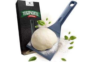 Edelfeld – flexibel degspatel pizza med non-stick beläggning [10 cm] – diskmaskinssäker pizzaspatel – livsmedelssäker och hyg