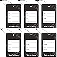 DEEPTAGS Paper Price MRP Tag Labels with Black Loop Pins, 1000 PCS
