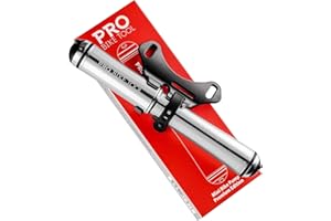 PRO BIKE TOOL Mini pompa per bicicletta, edizione premium, adatta per valvole Presta e Schrader, alta pressione PSI, pompa per pneumatici da bicicletta per bici da strada e mountain bike