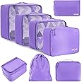 BAGAIL Packing Cubes for Suitcase 8 Set, Lightweight Luggage Packing Organizers Packing Cubes for Travel Accessories