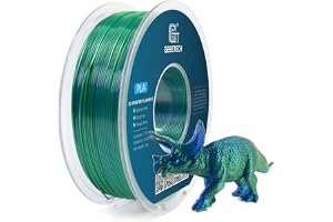GEEETECH Silk Dual Color filament 1,75 mm, 1 kg, spole för 3D-skrivare, silke blå och