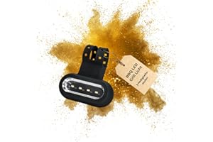 ‎CHEF CUISINE INTERNATIONAL CHEF CUISINE Grill Licht LED – Grill Beleuchtung mit drei Helligkeitsstufen, batteriebetriebene Kunststoff Grill Lampe, universelle Befestigung mit Silikonband, 4 LEDs, Leuchtdauer bis zu 18 Stunden