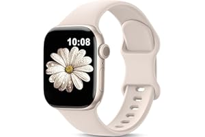 DigiHero Sport Strap Compatible with Apple Watch Straps Women Men 40mm 44mm 42mm 46mm 45mm 41mm 38mm 49mm, Soft Silicone Band for iWatch Series 11 10 9 8 7 6 5 4, Ultra SE 3 2 1, Starlight