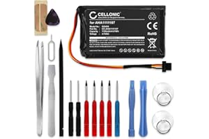 CELLONIC, Navigation Akku, kompatibel mit Tomtom Navigator 6 Go 600, Go 620 (2016) (1100mAh, 3.7V) + Werkzeug-Set