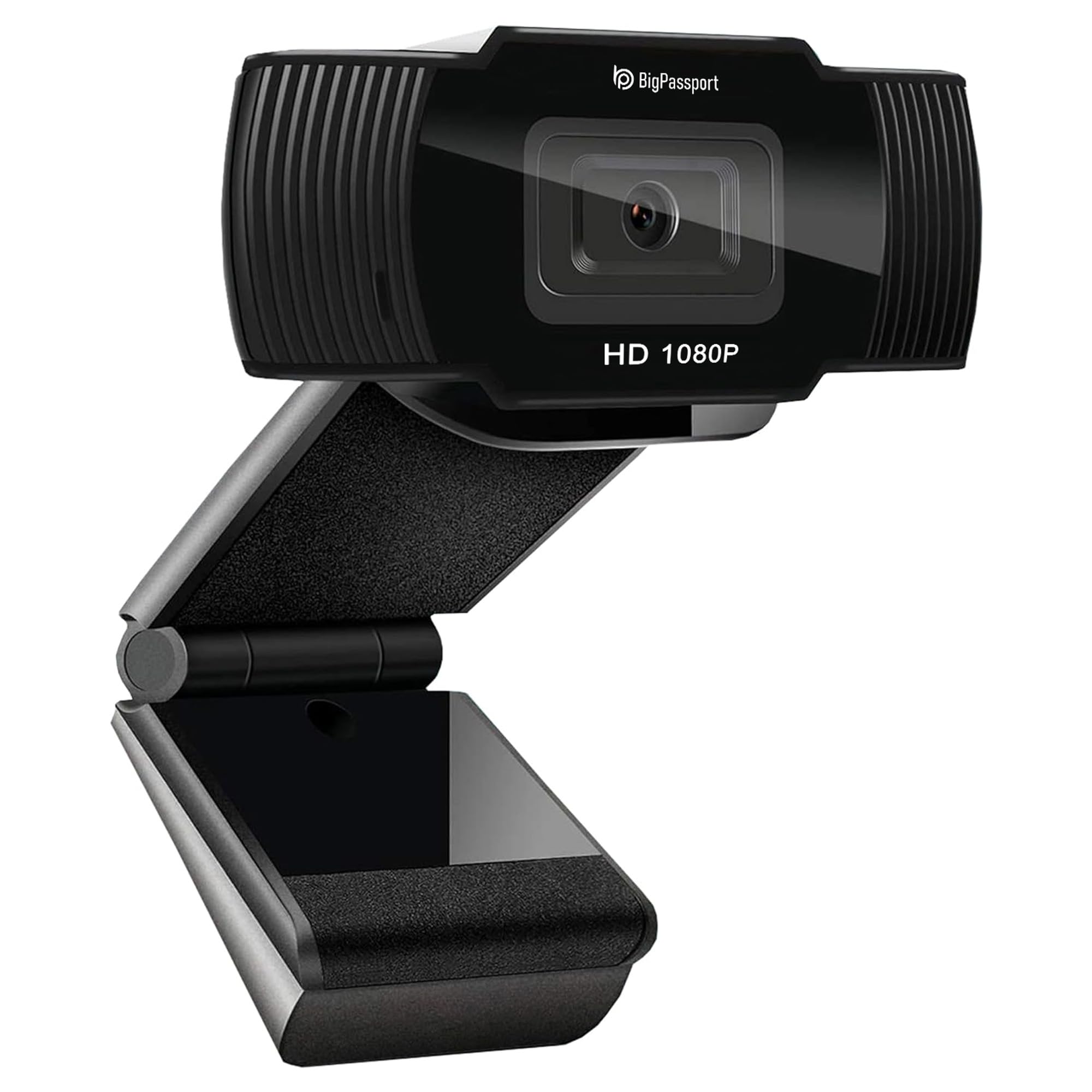 BigPassport 1080P/30Fps 5P Lens Webcam With Inbuilt Microphone|Ultra Hd Web Camera For Laptop Desktop Pc |Advanced Human Face