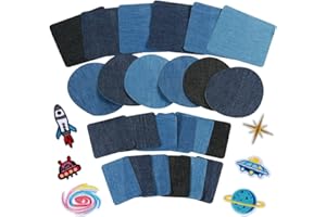 Parches Ropa Termoadhesivos, Anpro 30 Piezas Parches Ropa Termoadhesivos Niños para Camiseta, Bolsas, Pantalon, Sombrero, Jeans