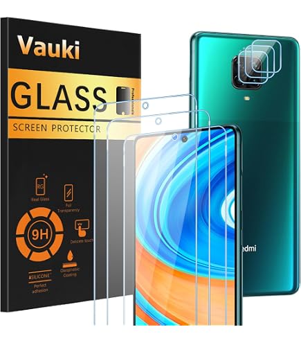 VETRO TEMPERATO 3MK Xiaomi Redmi Note 9 Pro Max HardGlass Max Lite Nero