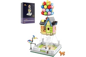 JMBricklayer Blocchi da costruzione per casa volante, 20110, con personaggi animali, idea regalo per adulti e ragazze