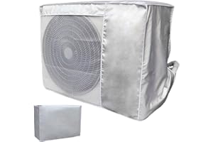 YANZISURA Housse Climatiseur Extérieur, Couvercle Anti-poussière Pour Climatiseur Extérieure, Housse Pompe A Chaleur Anti Poussière Anti Neige Couverture De Climatiseurs Extérieur Pour La Maison