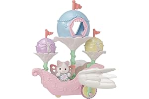 EPOCH Sylvanian Families - Le Bateau Floral - 1 Figurine Incluse - Plongez dans l'univers de la Famille Sylvanian - Figurines Miniatures - Jouet Enfant 3 Ans et + - 5827