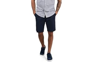 BLEND Ragna Chino Pantalón Corto Bermuda Pantalones De Tela para Hombre con Cinturón De 100% algodón Regular-Fit