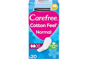 Carefree Panty Liners Breathable Aloe, Packaging May Vary, 20 Count
