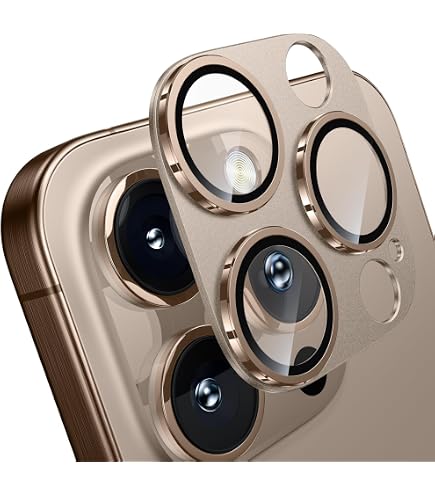 Niboow Kameraschutzfolie Für IPhone 16 Pro / Pro Max – Mattiert, 9H Gehärtetes Glas, Vollständige Abdeckung